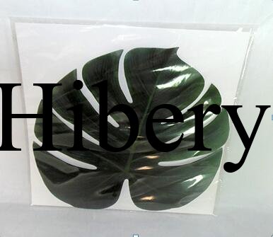 Hibery Hibery 6 Pack Artificial Tropical Leaves & Palm Tree Leaves 13 Inch Hawaiian Party Jungle Beach Theme Decorations for Birthdays, Arts & Crafts, Prom, Events, Weddings - Click Image to Close