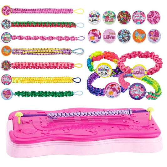 HiberyHom Friendship Bracelet Making Kit for Girls, DIY Arts and Crafts Kit for Kids, Birthday Gifts Party Activity Toys Set for Teen Girl